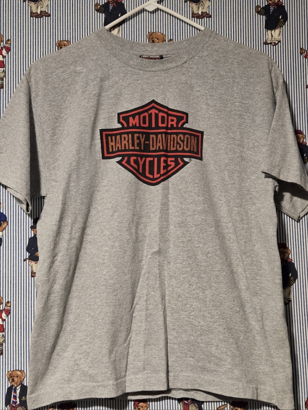 Harley-Davidson Oil & Parts Orlando Florida Gray T Shirt Youth XL